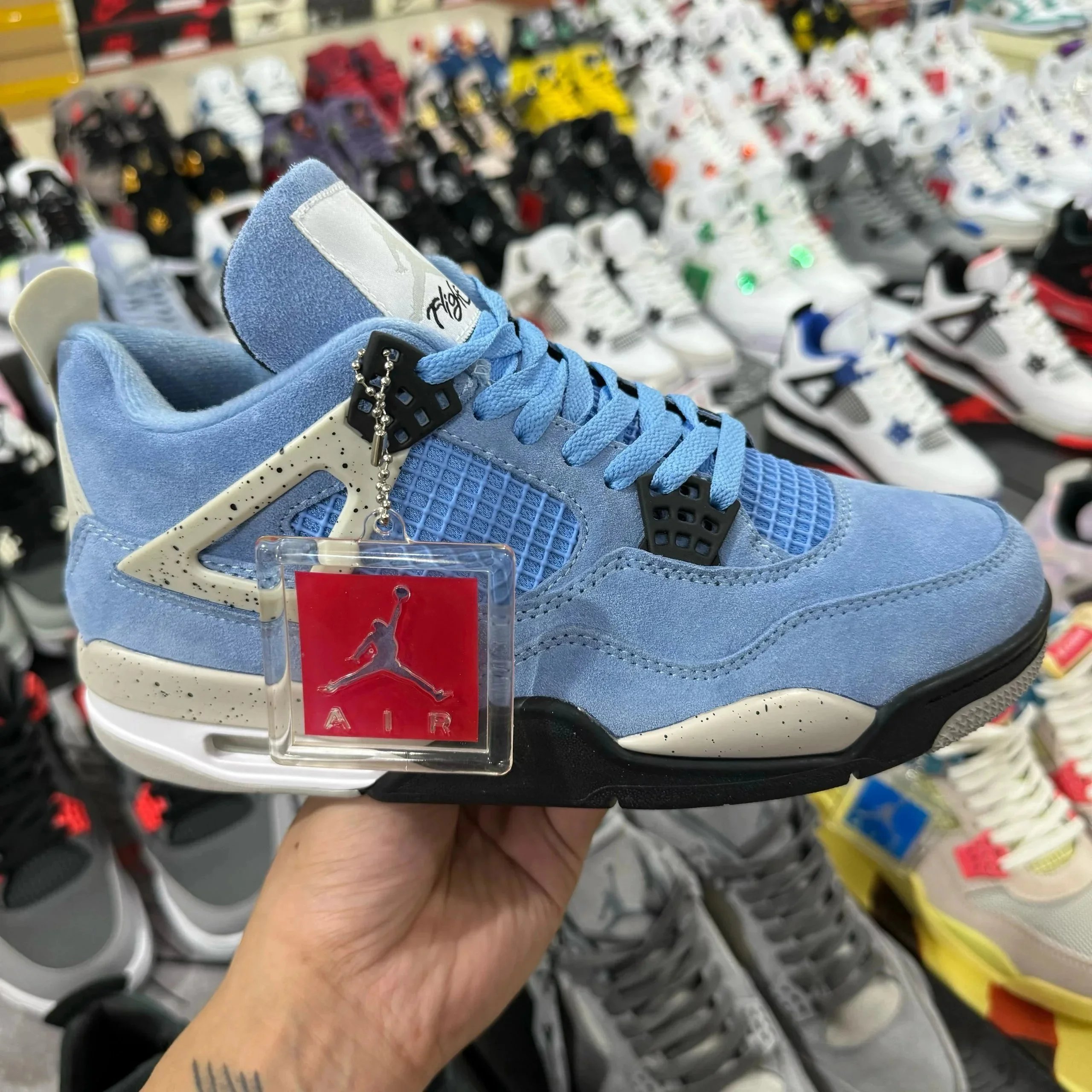 Jordan Sneakers Air 4 — University Blue