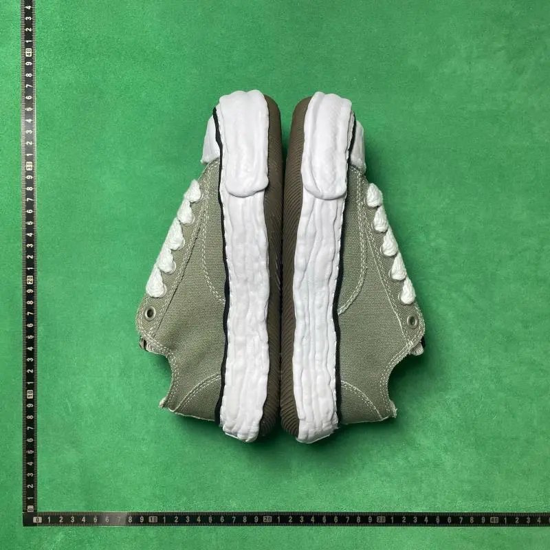 MMY BLAKEY Sneakers Low-Top Wavy-Sole Lace-Up — No. 9 Dissolved Green A11FW702