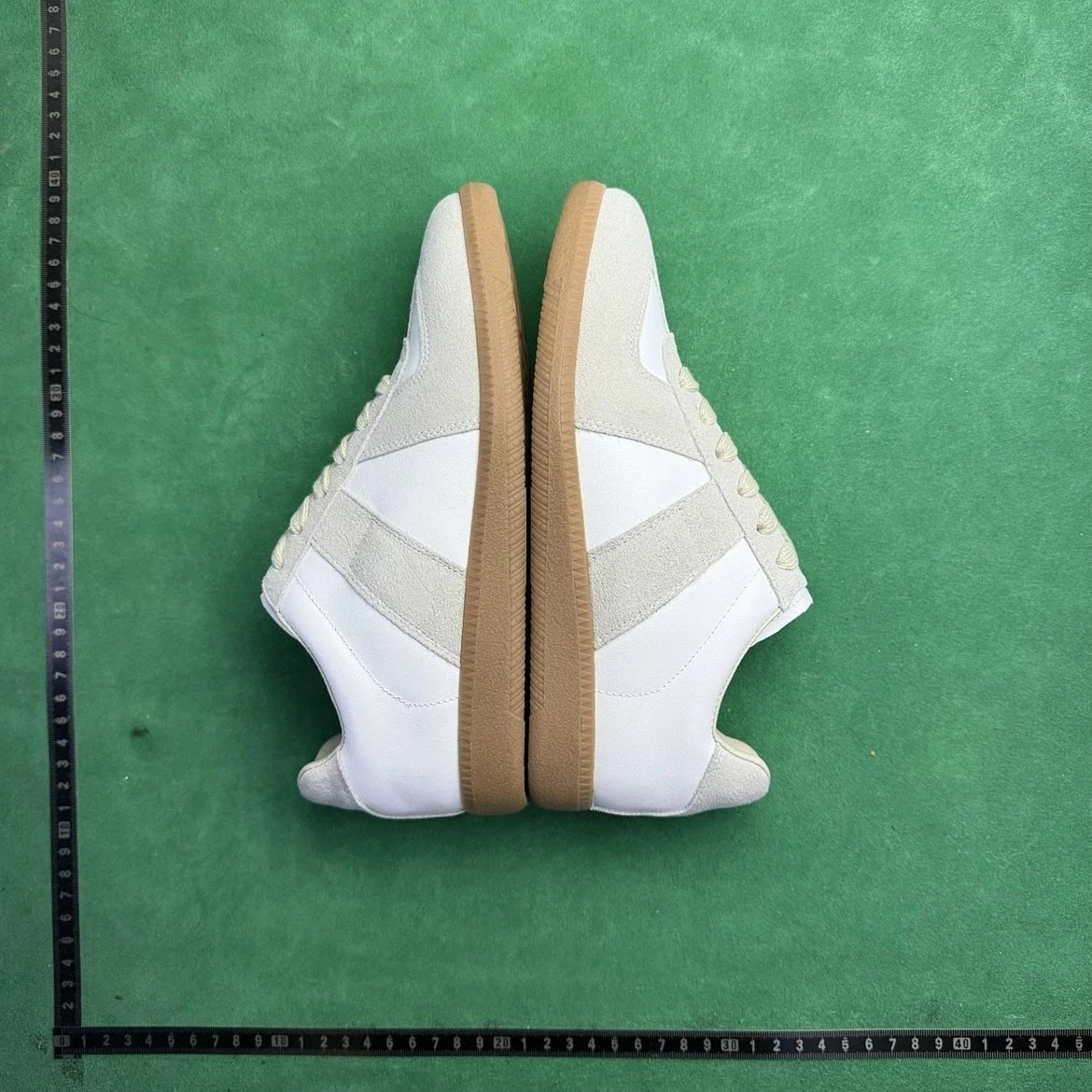 Unbranded Sneakers TT6 low-top leather lace-up with suede overlays image 3
