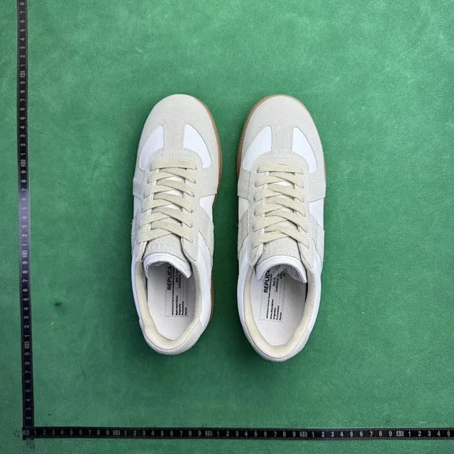 Unbranded Sneakers TT6 low-top leather lace-up with suede overlays product detail image 32