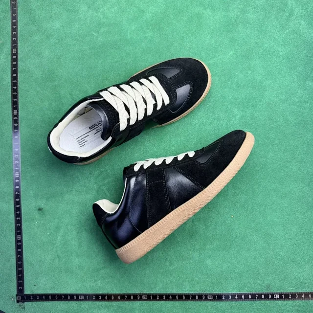 Unbranded Sneakers TT6 low-top leather lace-up with suede overlays product detail image 72