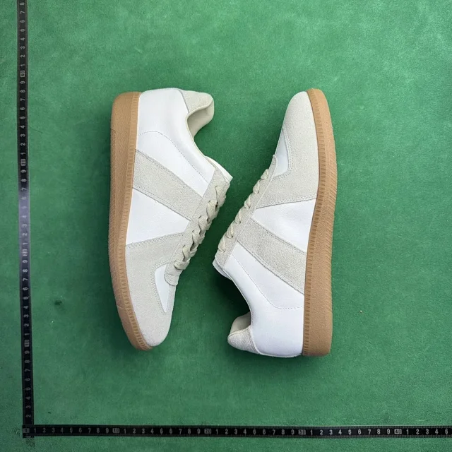 Unbranded Sneakers TT6 low-top leather lace-up with suede overlays product detail image 31