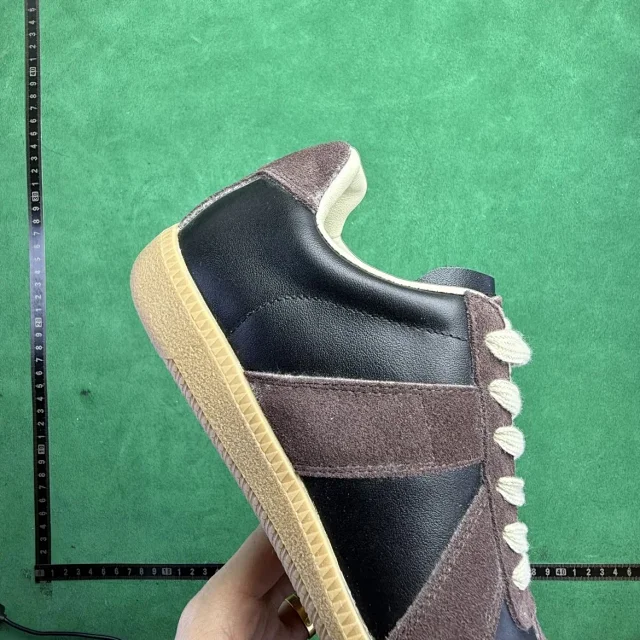 Unbranded Sneakers TT6 low-top leather lace-up with suede overlays product detail image 65