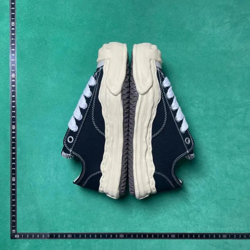 MMY BLAKEY Sneakers Low-Top Wavy-Sole Lace-Up — No. 8 open black and yellow A09FW734