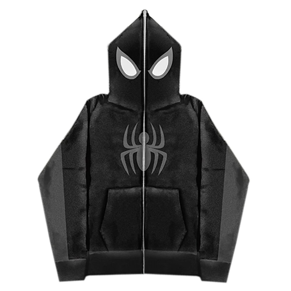 Spider! Pink Spider Logo Quilted Hoodie White - 10