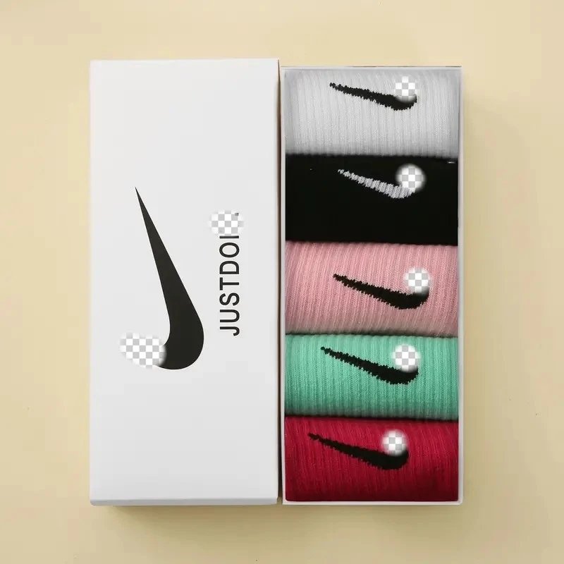 Gift box set [Black+White+Pink+Rose Red+Green]