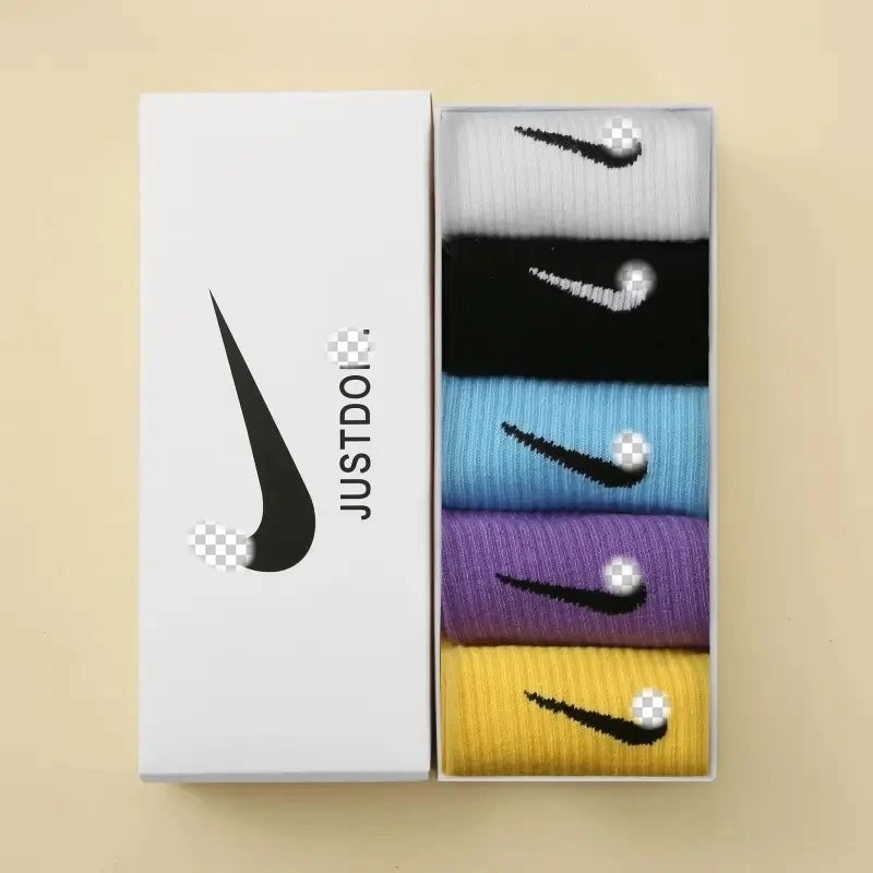 Gift box set [black+white+blue+yellow+purple]