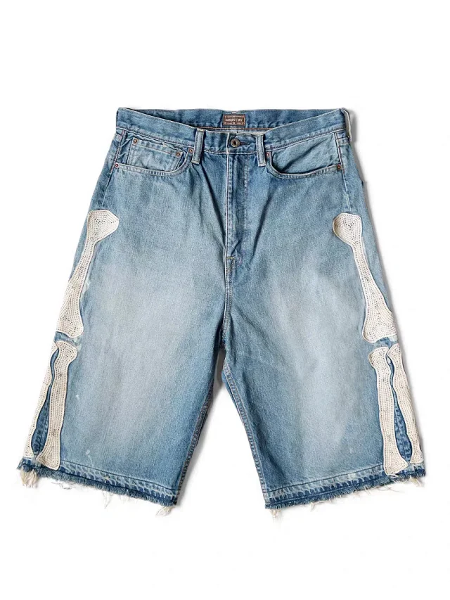 Bottega Desires Shorts Distressed Denim product detail image 13