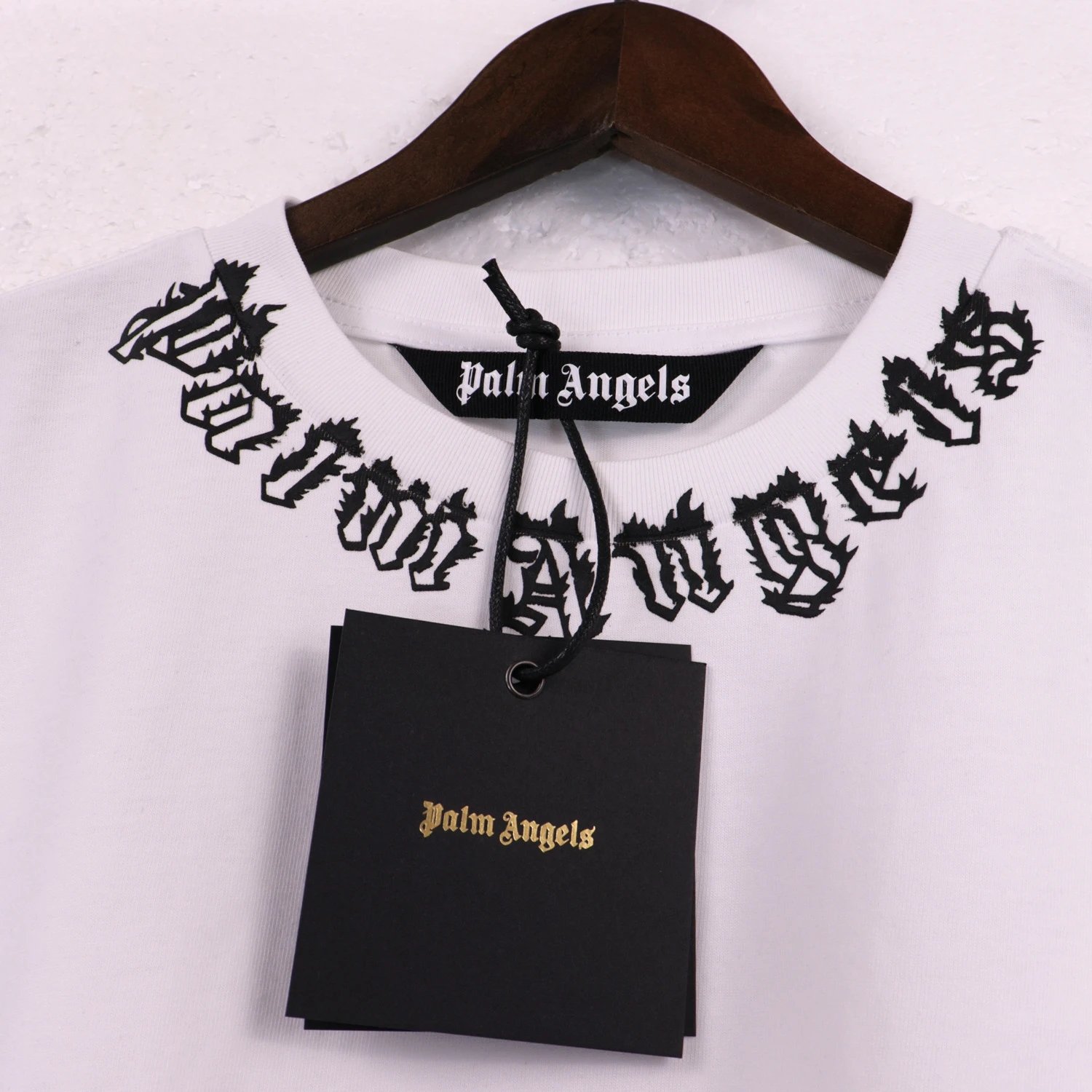Palm Angels Palm Trees Flame Graphic Black T-Shirt - 5