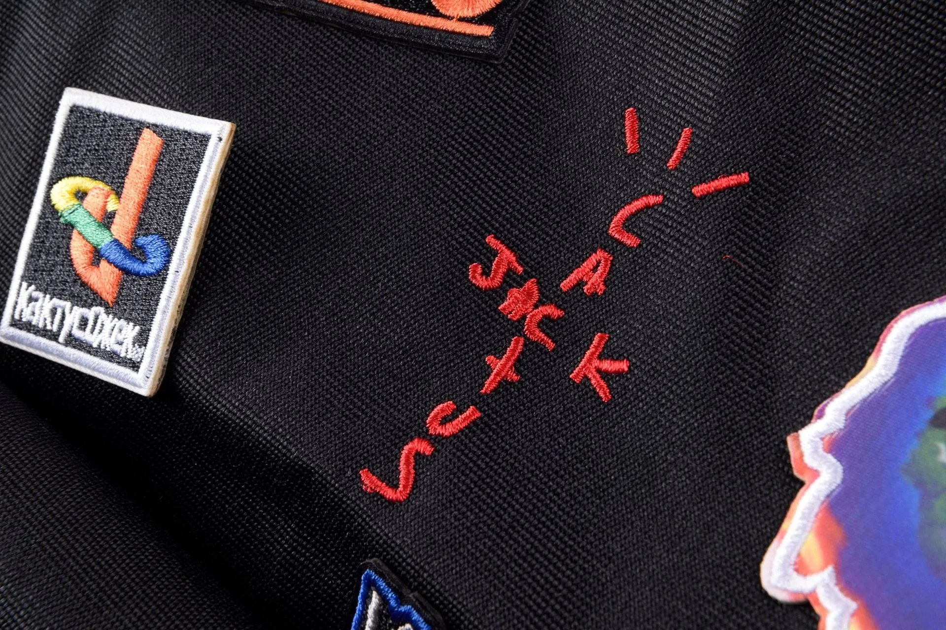 Cactus Jack x Astro Patchwork Black Casual Backpack - 19