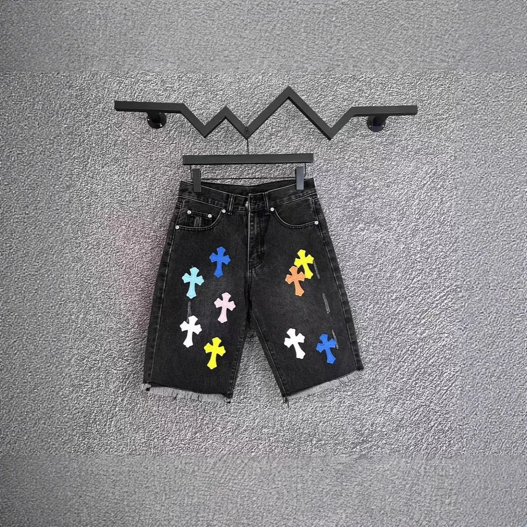 Chrome Hearts- Denim Shorts