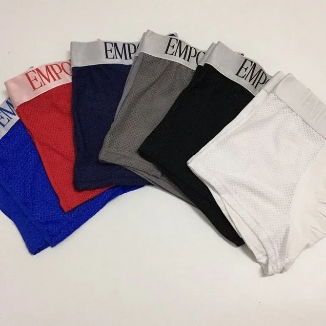 Emporio Armani Men's Mesh Boxer Briefs