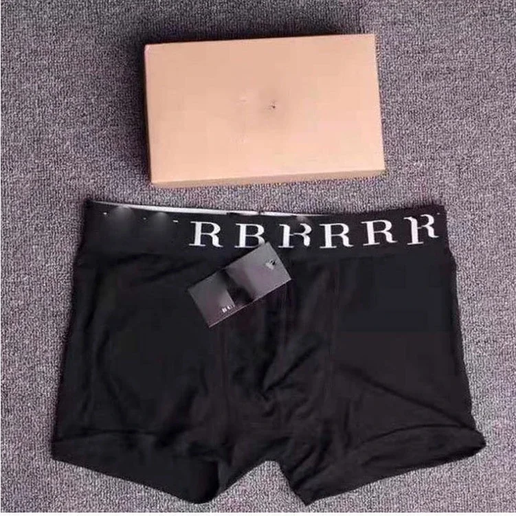 Men's Modal Boxer Briefs with R-Letter Waistband