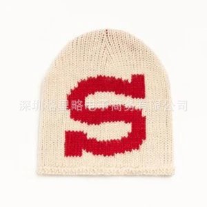 Design Music Note Beanie White / Black Hats - 37