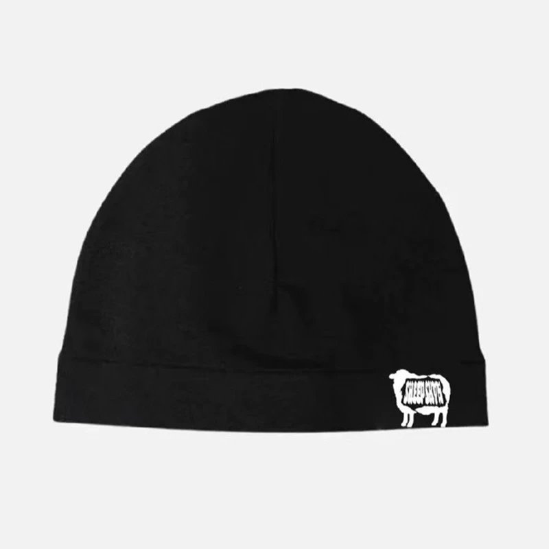 Design Music Note Beanie White / Black Hats - 41