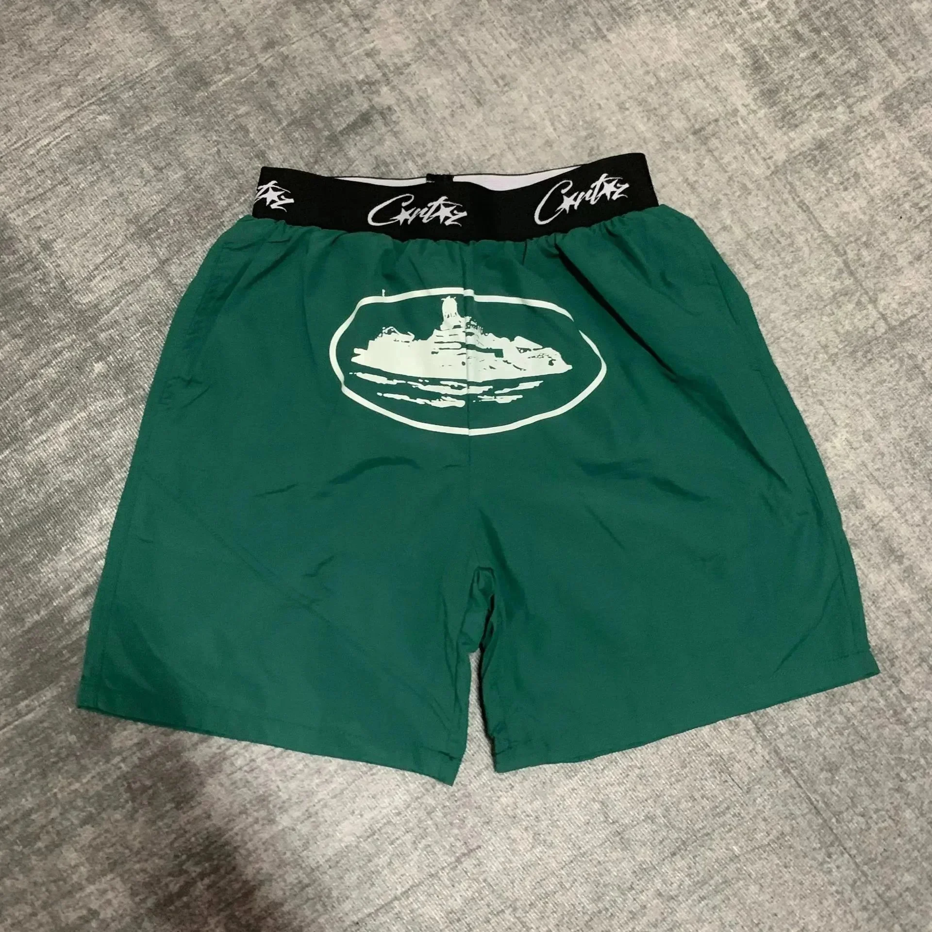 Corteiz's Classic Alcatraz Series Athletic Shorts