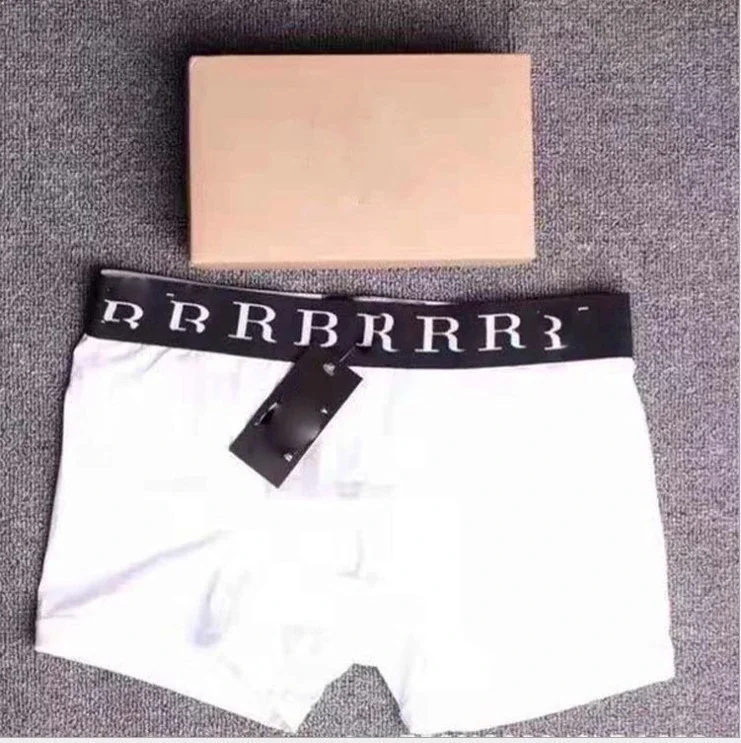 Men's Modal Boxer Briefs with R-Letter Waistband