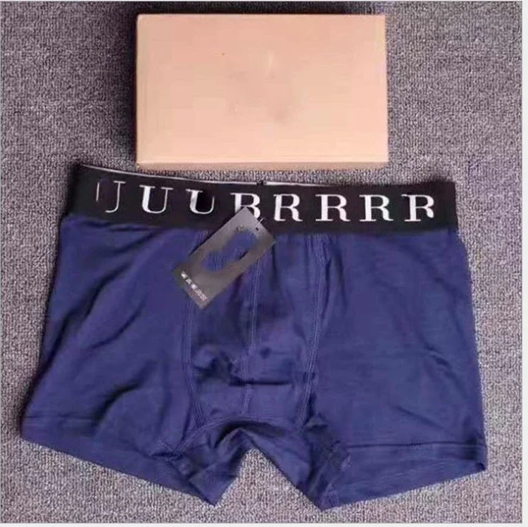 Men's Modal Boxer Briefs with R-Letter Waistband