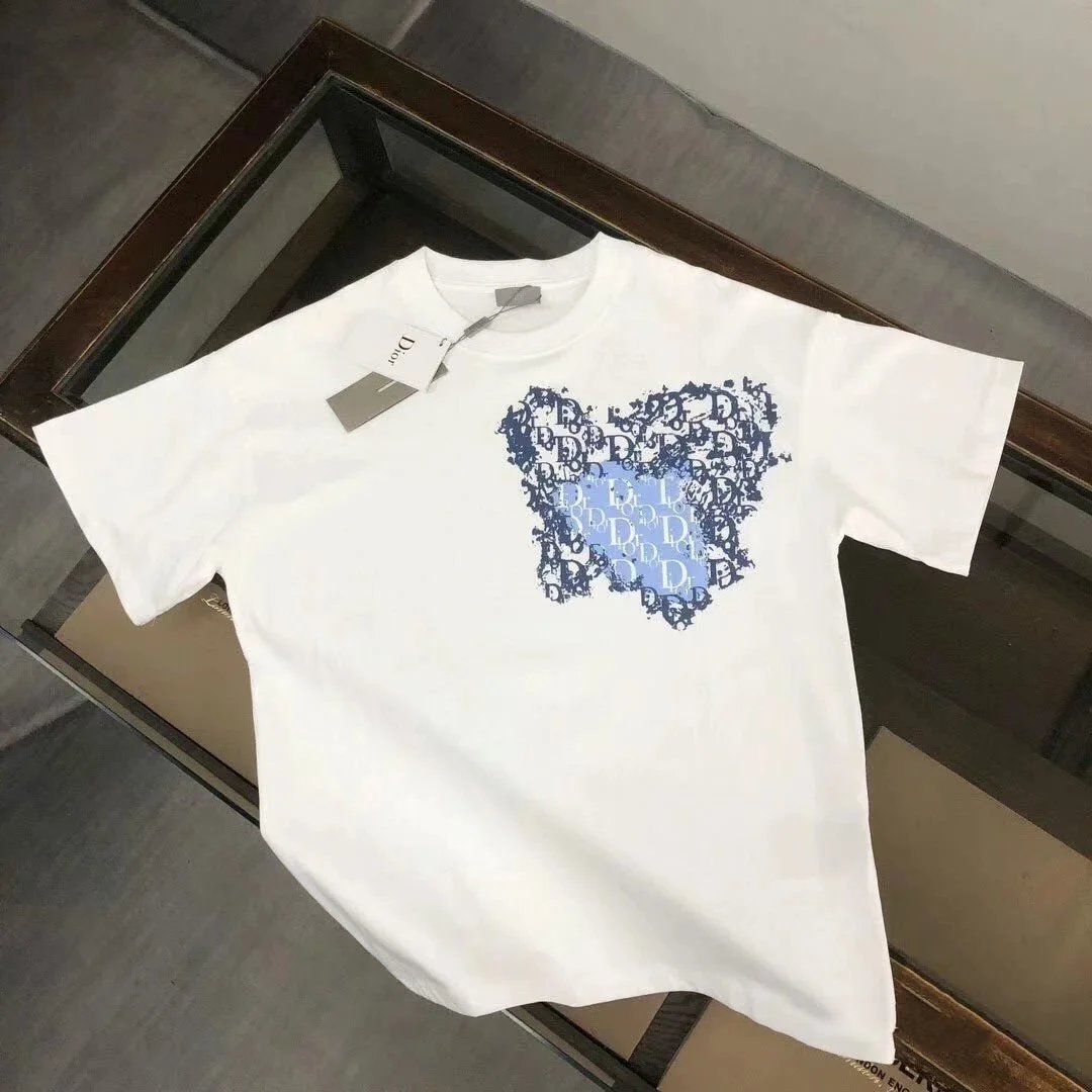 Dior T-Shirts Graphic logo-print crew-neck T-shirt product image