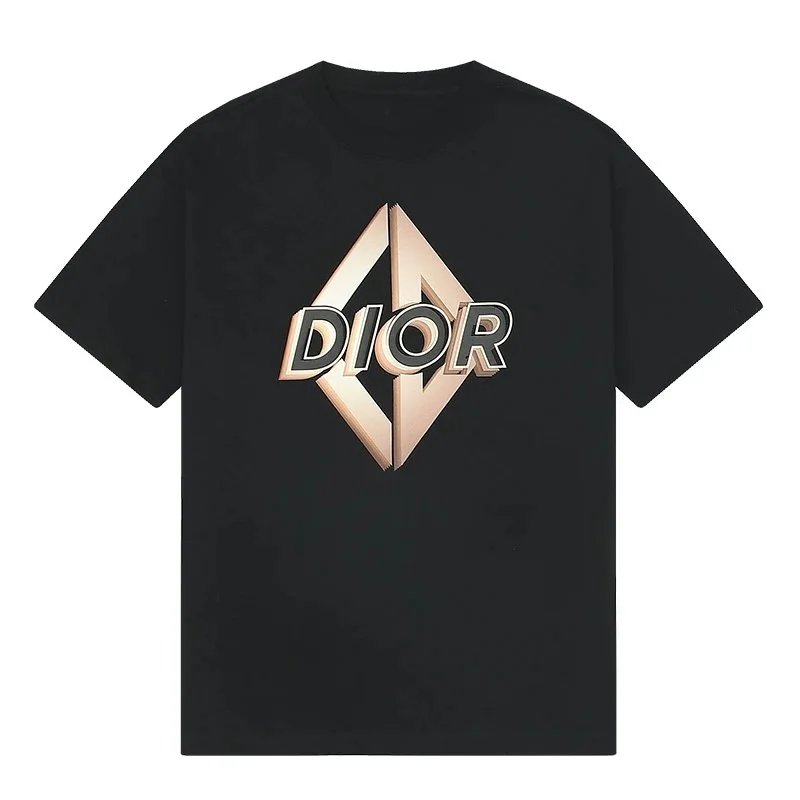 Dior T-Shirts Graphic logo-print crew-neck T-shirt product image