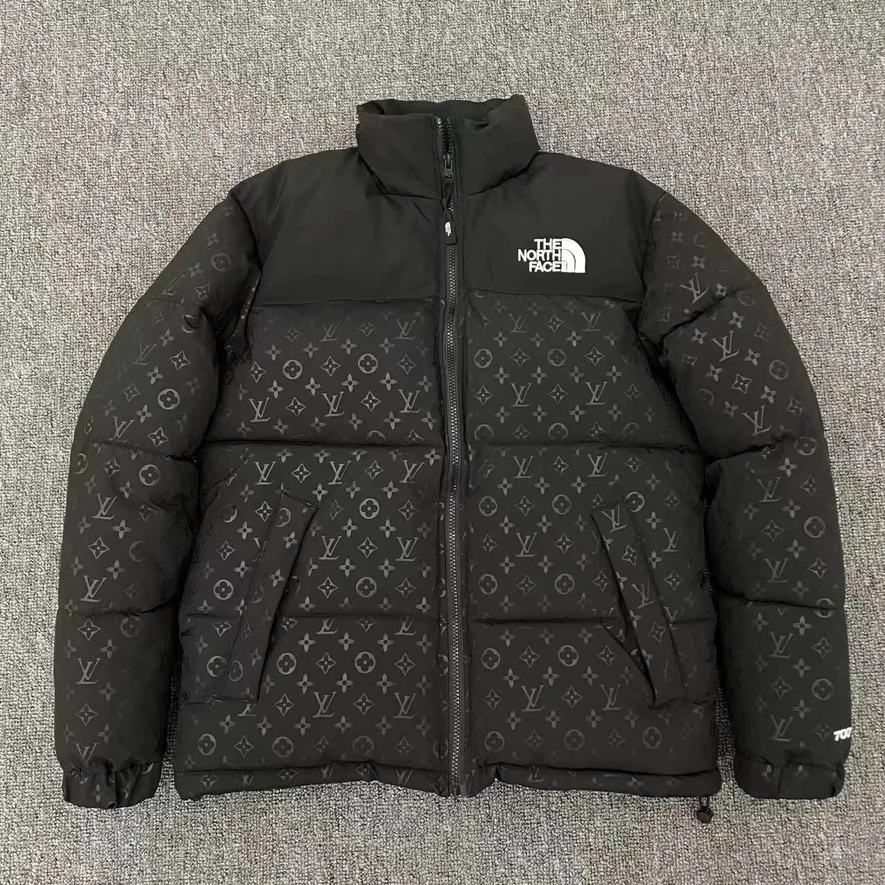 Adidas Down Jacket White with Three-Stripe Sleeves - 4