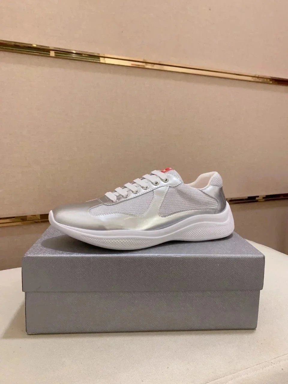 Unbranded Sneakers Low-Top Lace-Up Mesh-Panel — 21