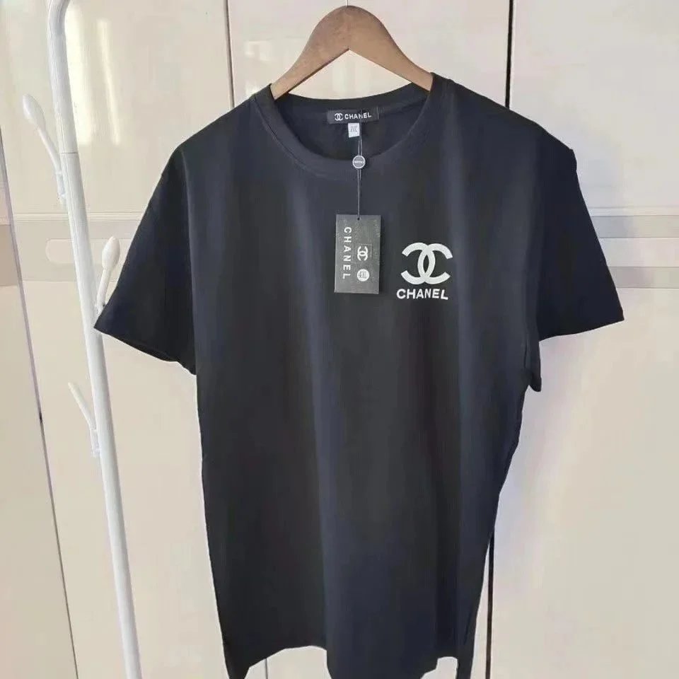 Fendi T-Shirts Short-Sleeve Crewneck Logo Print — 10