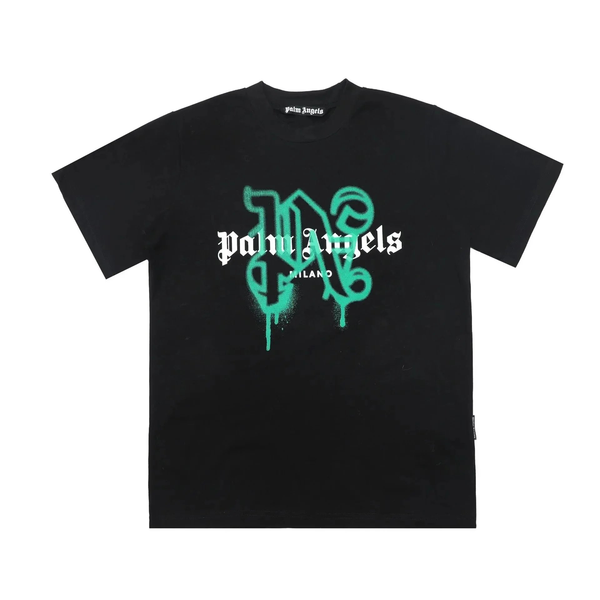 Palm Angels T-Shirts Dripping Heart Logo Print image 11
