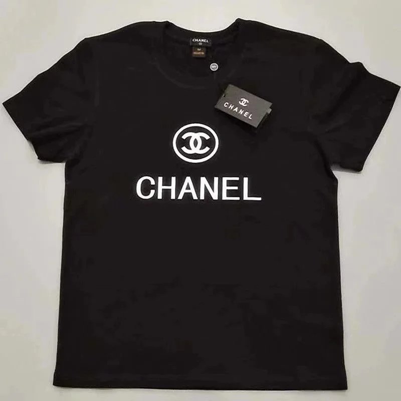 Fendi T-Shirts Short-Sleeve Crewneck Logo Print — 11