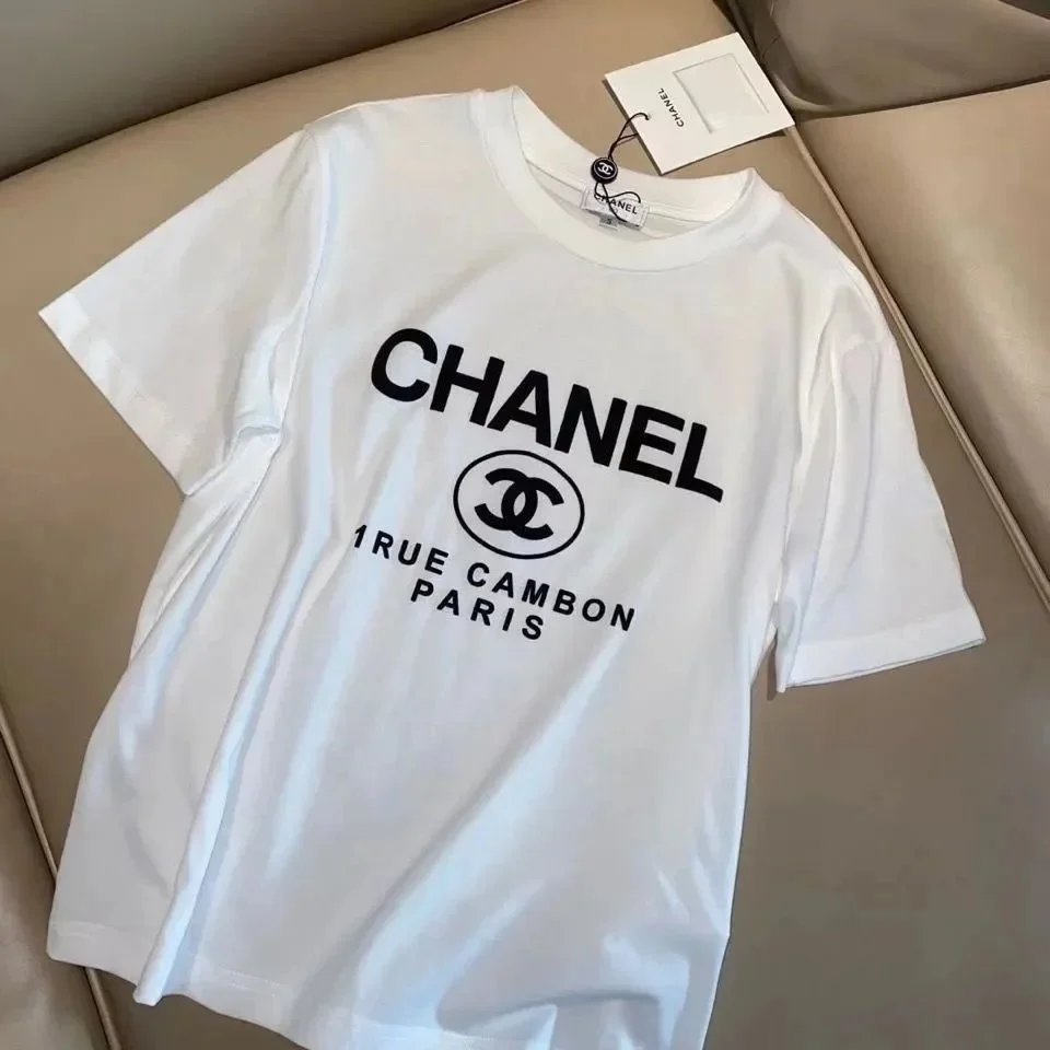 Fendi T-Shirts Short-Sleeve Crewneck Logo Print — 15
