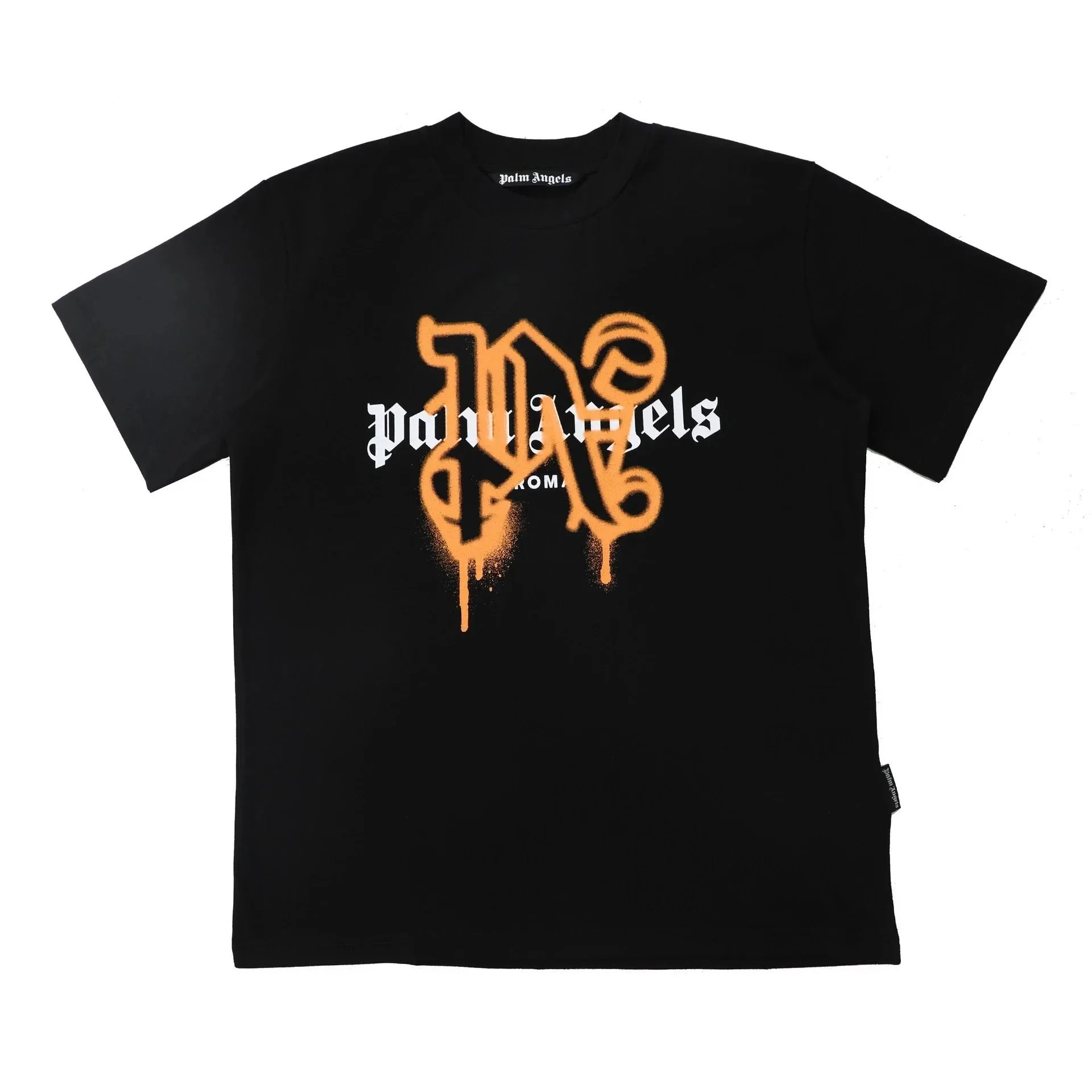 Palm Angels T-Shirts Dripping Heart Logo Print image 7