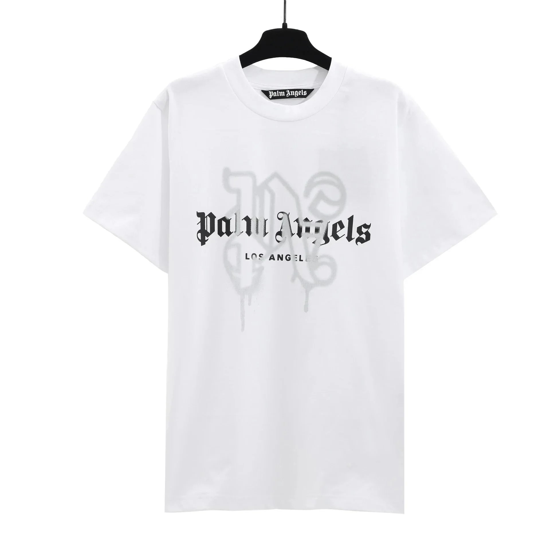 Palm Angels T-Shirts Dripping Heart Logo Print image 13