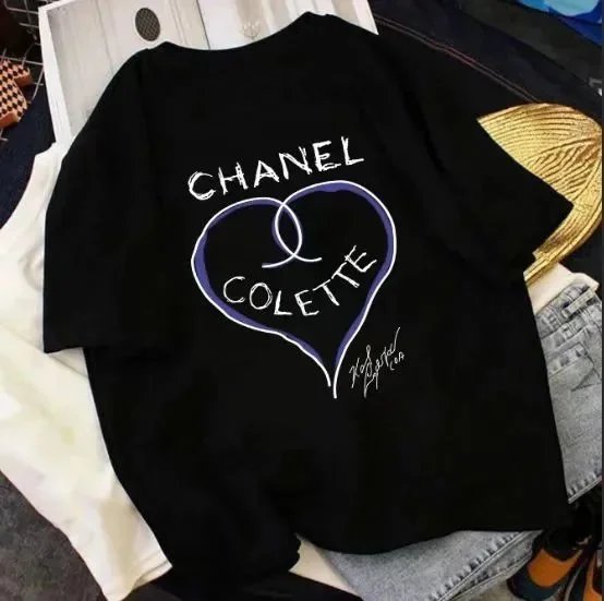 Chanel T-Shirts Logo Graphic Short-Sleeve T-Shirt — 10