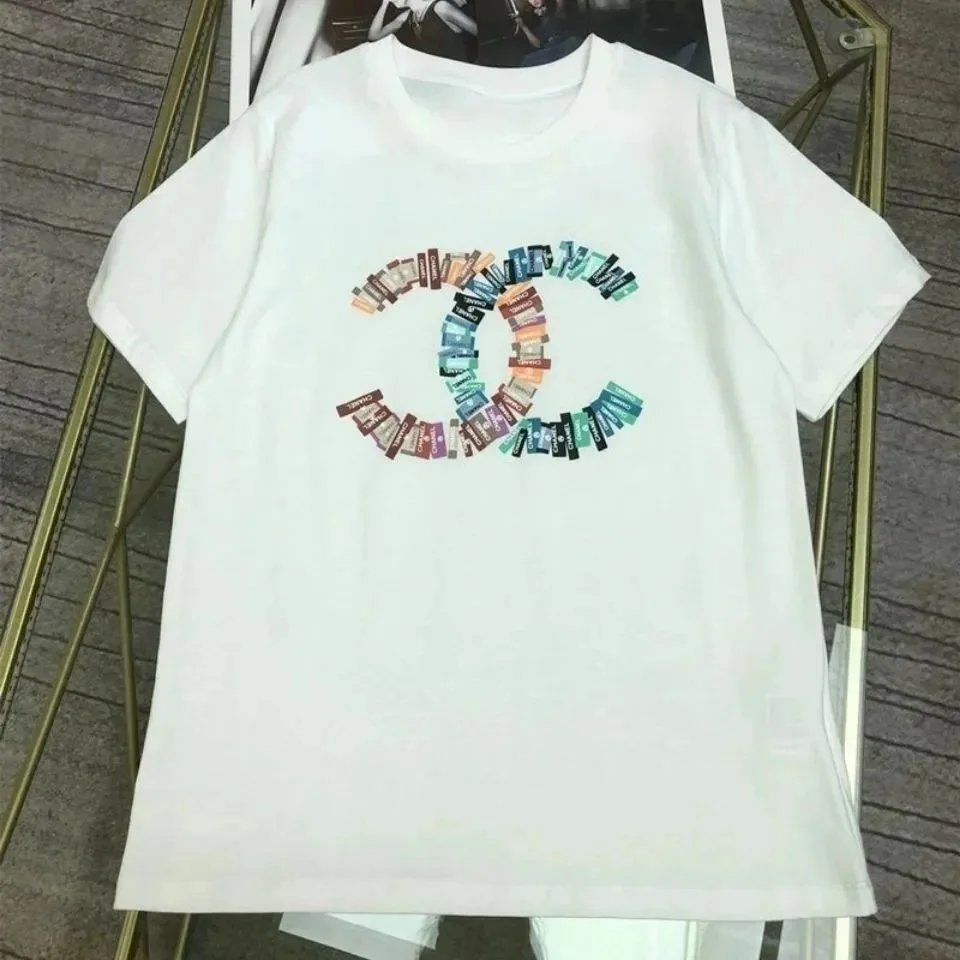 Chanel T-Shirts Logo Graphic Short-Sleeve T-Shirt — 15