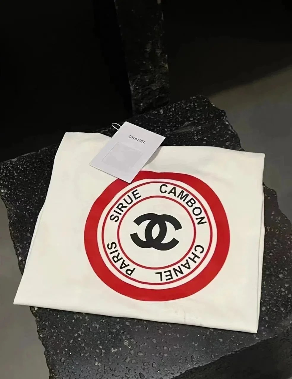 Chanel T-Shirts Logo Graphic Short-Sleeve T-Shirt — 12