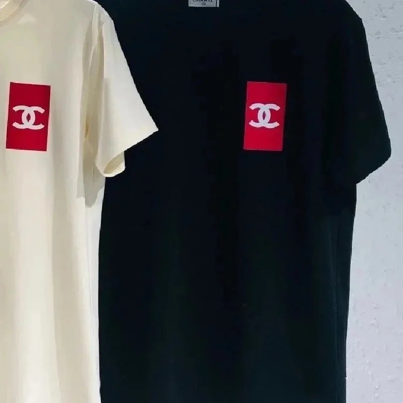 Chanel T-Shirts Logo Graphic Short-Sleeve T-Shirt — 24