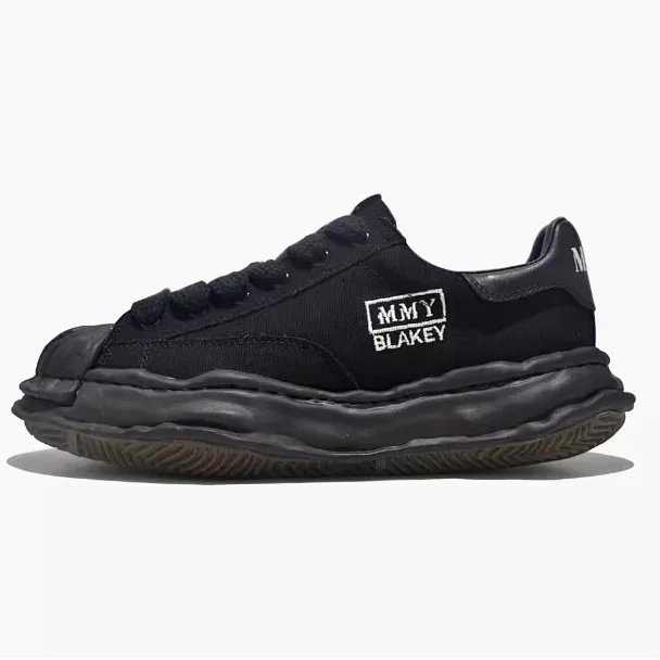 Maison Mihara Yasuhiro Sneakers Blakey low-top distressed canvas image 3