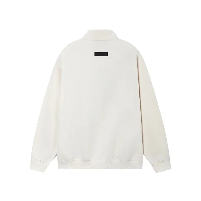 Fear of God Hoodies & Sweatshirts Essentials Logo Full-Zip Stand-Collar Sweatshirt product detail image 3