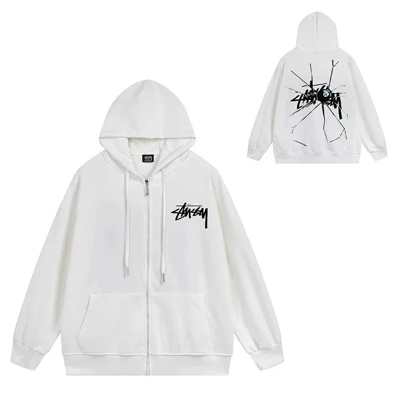 stussy Zippered Hoodie（color 40） - 10/40