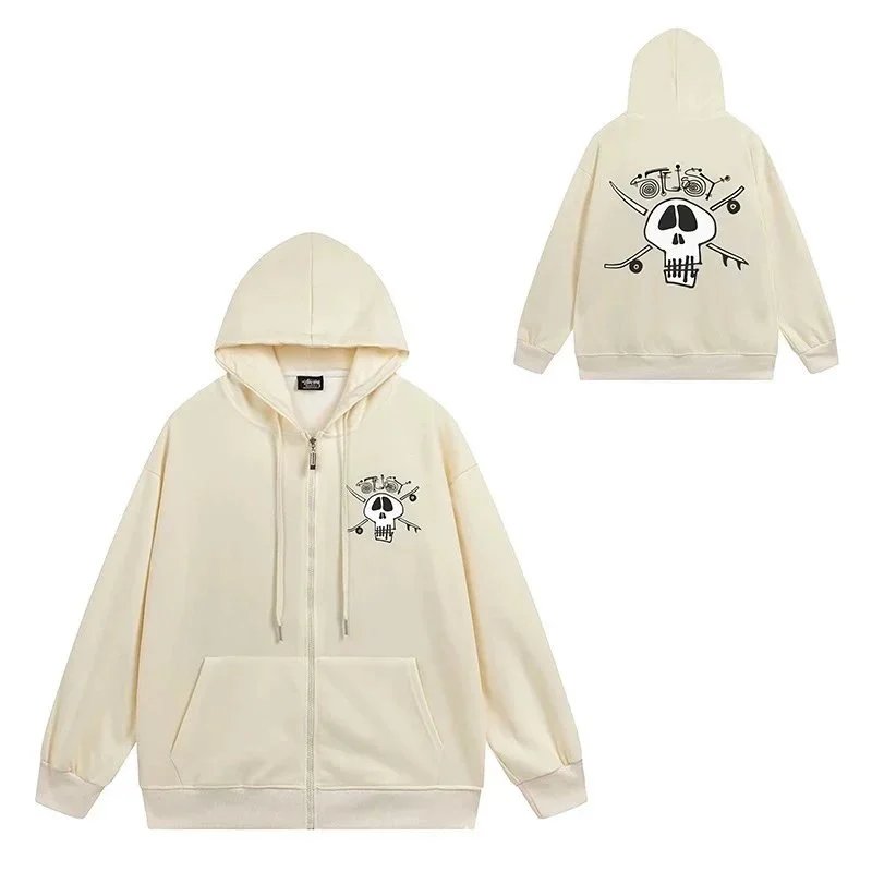 stussy Zippered Hoodie（color 40） - 36/40