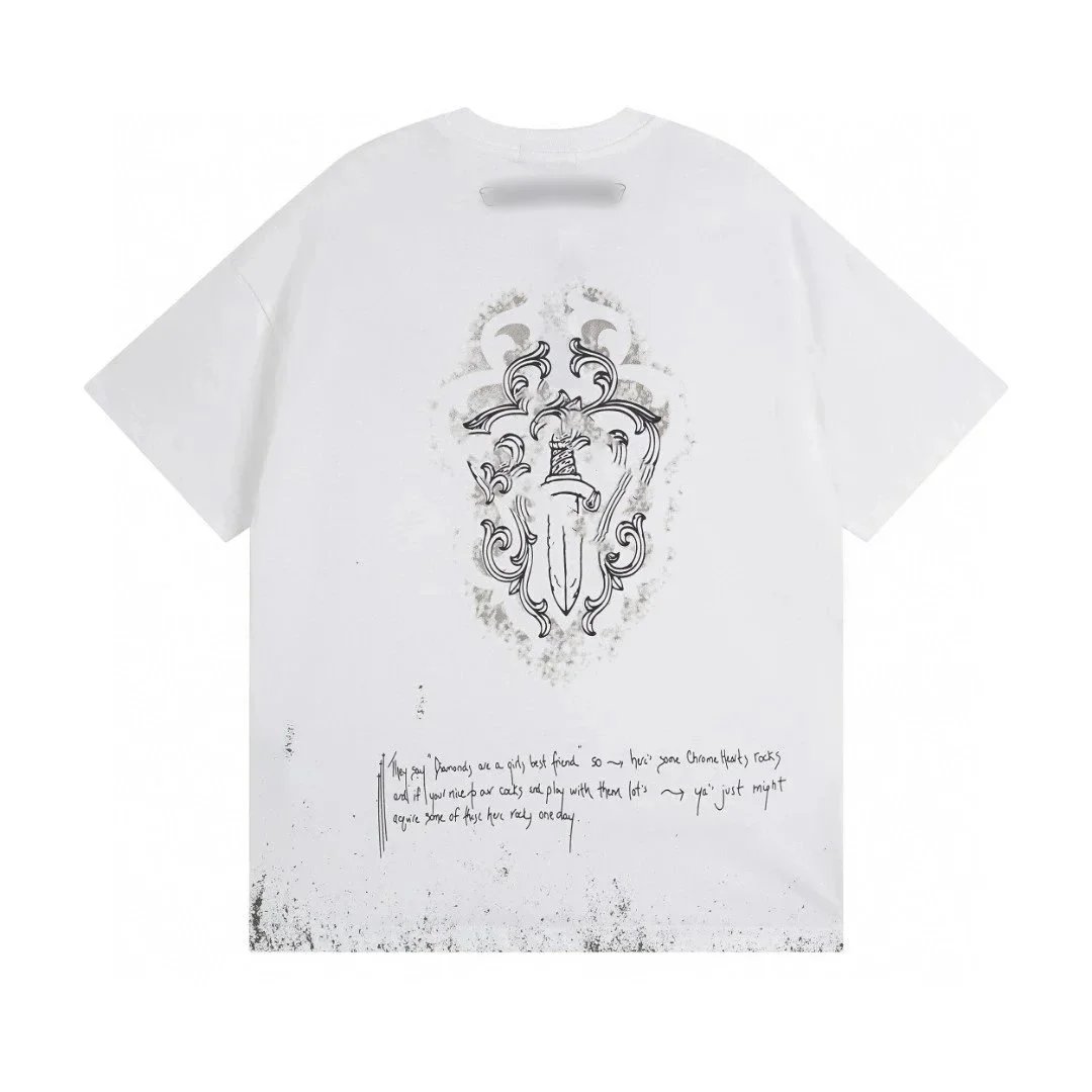 Chrome Hearts T-Shirts Graphic Print — 38