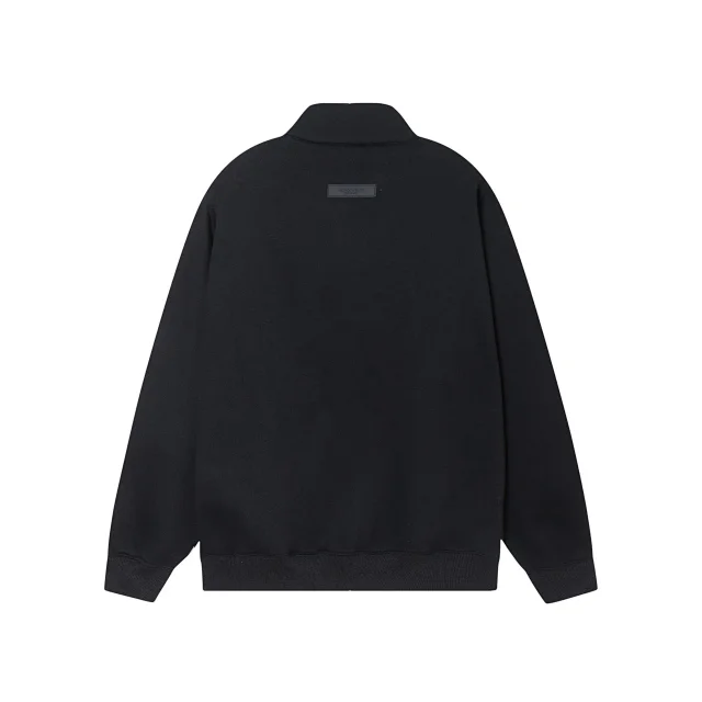 Fear of God Hoodies & Sweatshirts Essentials Logo Full-Zip Stand-Collar Sweatshirt product detail image 5