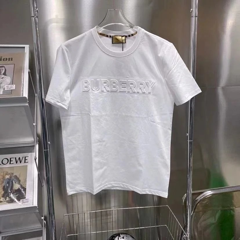 Burberry T-Shirts Logo T-Shirt — White 4