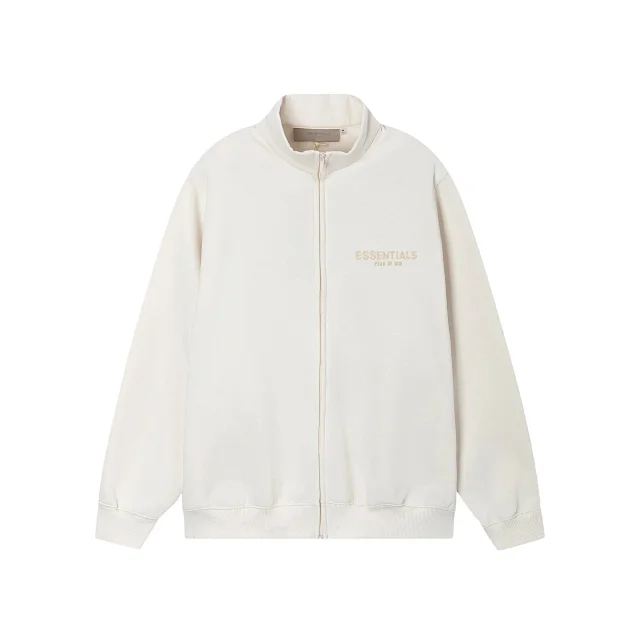 Fear of God Hoodies & Sweatshirts Essentials Logo Full-Zip Stand-Collar Sweatshirt product detail image 2
