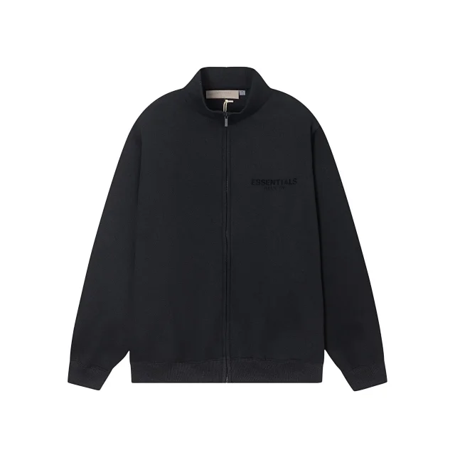 Fear of God Hoodies & Sweatshirts Essentials Logo Full-Zip Stand-Collar Sweatshirt product detail image 4