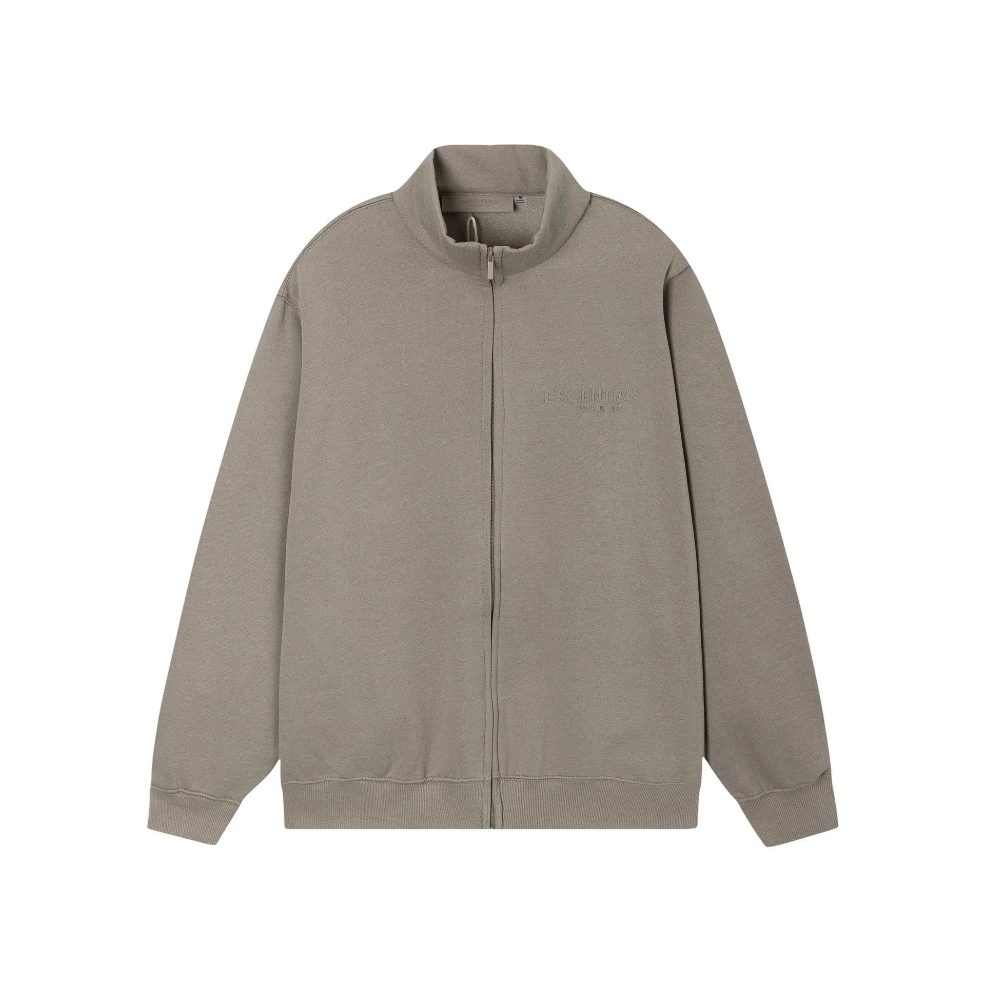 Fear of God Hoodies & Sweatshirts Essentials Logo Full-Zip Stand-Collar Sweatshirt image 3