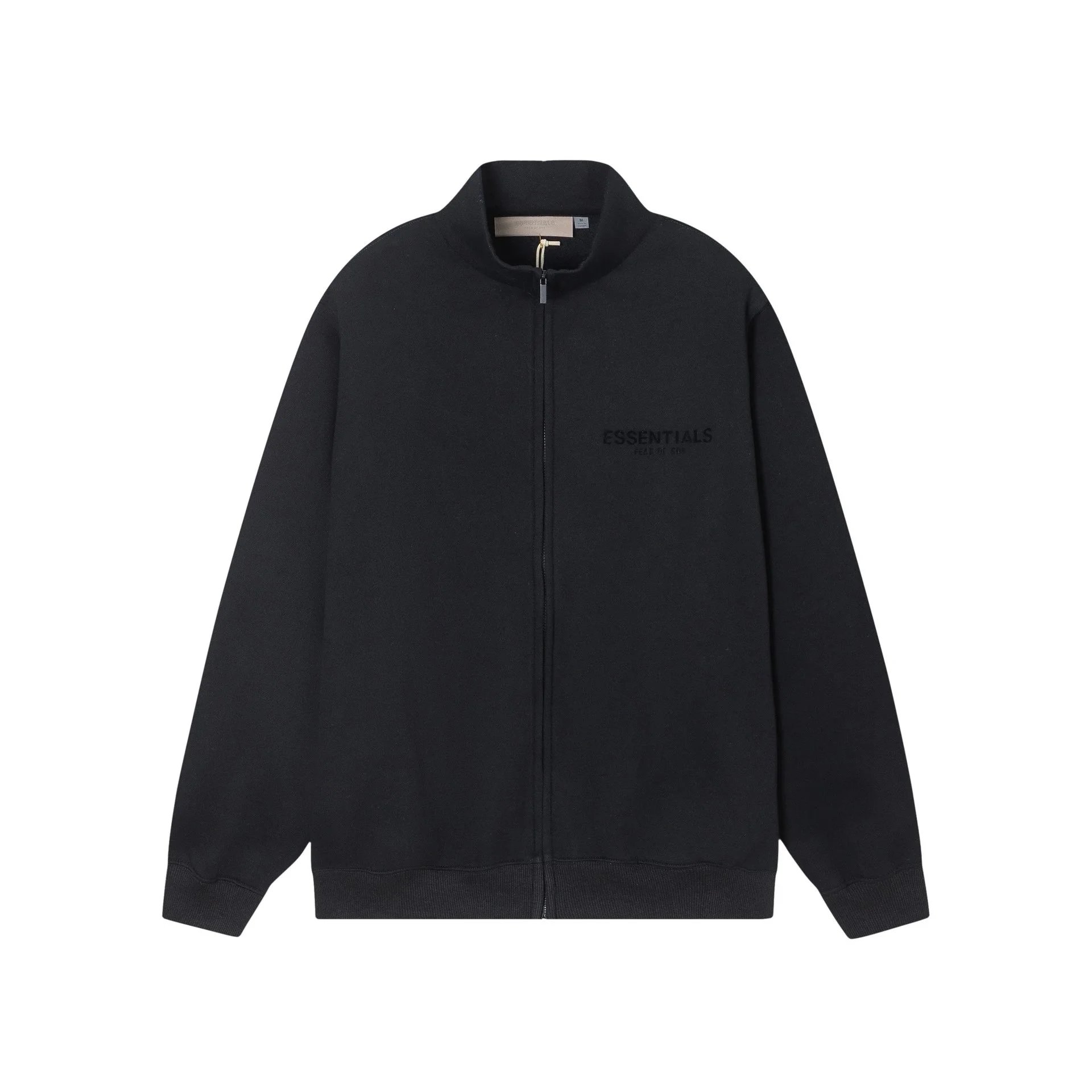 Fear of God Hoodies & Sweatshirts Essentials Logo Full-Zip Stand-Collar Sweatshirt image 4