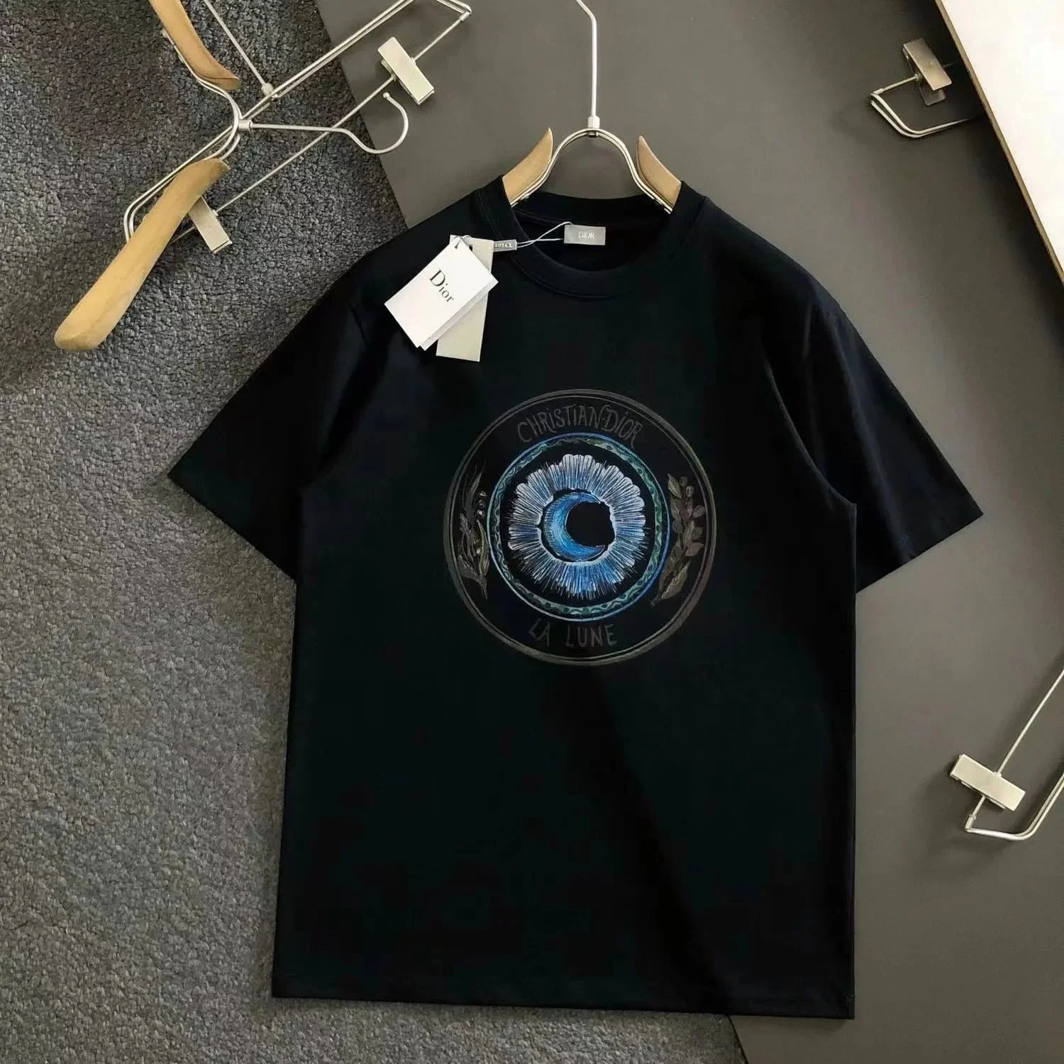 Dior T-Shirts Graphic logo-print crew-neck T-shirt product image
