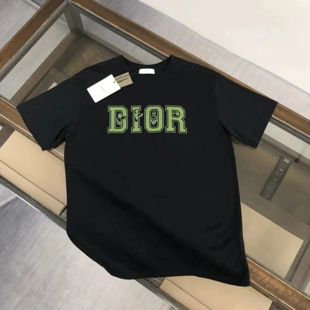 Dior T-Shirts Graphic logo-print crew-neck T-shirt product image