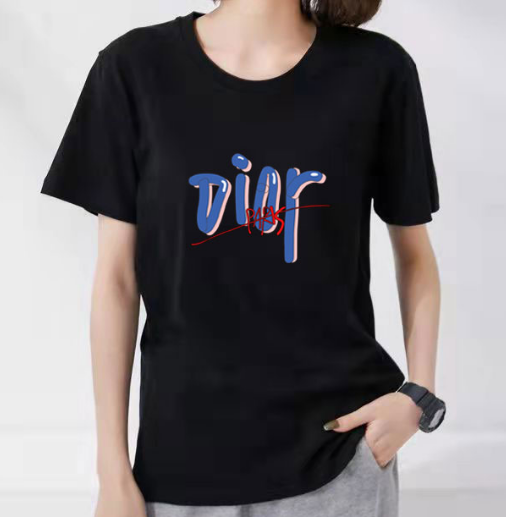 Dior T-Shirts Graphic logo-print crew-neck T-shirt product image